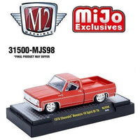 M2 Machines 1976 Chevrolet Silverado Bonanza -10 Squarebody Spirit of '76 Red MJS98 Pre-Order