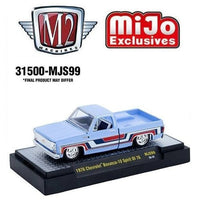 M2 Machines 1976 Chevrolet Silverado Bonanza -10 Squarebody Spirit of '76 Blue MJS99 Pre-Order