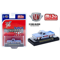 M2 Machines 1976 Chevrolet Silverado Bonanza -10 Squarebody Spirit of '76 Blue MJS99 Pre-Order