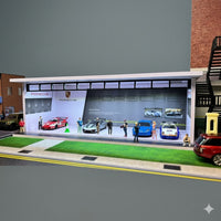 MoreArt LED Porsche Garage Display 1:64