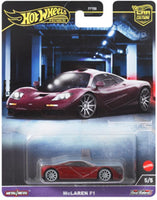 Hot Wheels Premium Car Culture McLaren F1 Exotic Envy 1:64 Die-cast