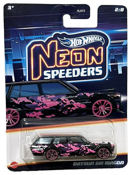 Hot Wheels Neon Speeder Datsun 510 Wagon 1:64 diecast