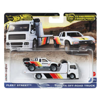Hot Wheels Team Transport Toyota Off-Road Truck & Fleet Street 1:64 Diecast Car