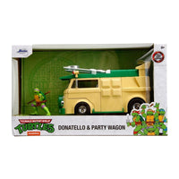 Jada Toys Teenage Mutant Ninja Turtles Party Wagon with Donatello Figure 1:24 Diecast Car