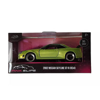 Jada Pink Slips 2002 Nissan Skyline GT-R (R34) 1:32 diecast