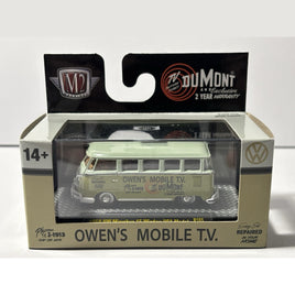 M2 Machines 1958 VW Microbus 15 Window USA Owen's Mobile TV Repair R105