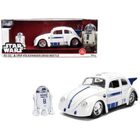 Jada Hollywood Rides 1959 Volkswagen Drag Beetle with R2-D2 Figure – Star Wars 1/24