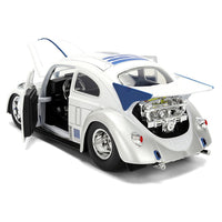 Jada Hollywood Rides 1959 Volkswagen Drag Beetle with R2-D2 Figure – Star Wars 1/24