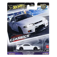 Hot Wheels Premium Car Culture Modern Classics Nissan Skyline GT-R (BCNR33) 1:64 Diecast Car