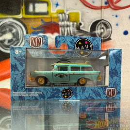 M2 Machines Maui & Sons 1957 Chevrolet 150 Handyman Station Wagon CHASE R60