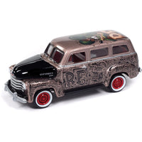 Johnny Lightning Rat Fink 1950 Chevy Suburban Bronze Metallic & Black 1:64 Diecast Model Car