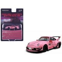 Porsche RWB 993 #68 "Hooters" Matte Pink – 1/64 Diecast by Model Model