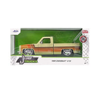 Jada Just Trucks 1985 Chevrolet C-10 Tan with Stripes 1:24 Diecast