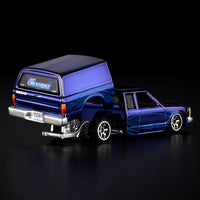 Hot Wheels Red Line Club Exclusive 1986 Nissan 720 King Cab Blue 1/64 Diecast Car