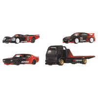 Hot Wheels Premium ADVAN Diorama Set – Porsche 962, Toyota MR2, Skyline LBWK & Aero Lift