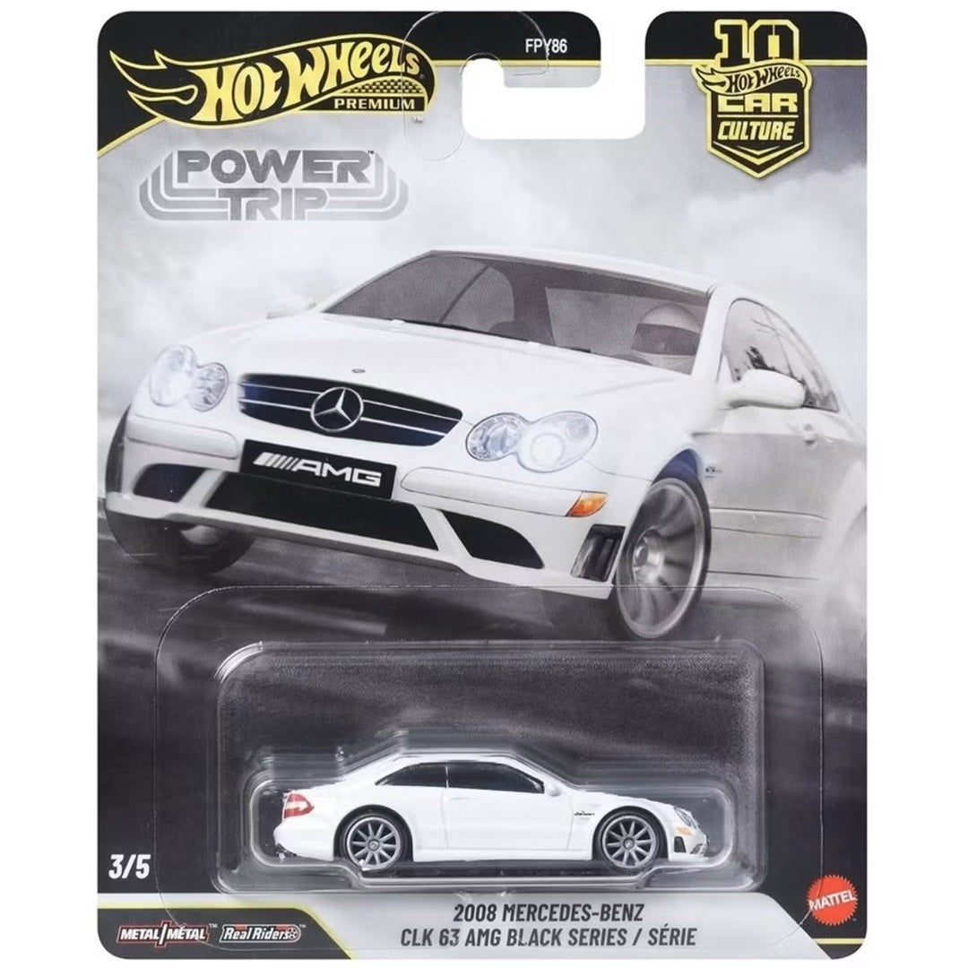 Hot Wheels Car Culture Power Trip Mercedes CLK 63 AMG Black Series ...