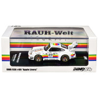 Porsche RWB 930 #89 "Apple Livery" White – 1/64 Diecast by INNO64