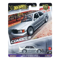 Hot Wheels Premium Car Culture Modern Classics 1990 Mercedes-Benz 190 E 2.5-16 Evolution II 1:64 Diecast Car