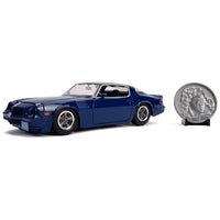Billy's Chevrolet Camaro Z28 with Collectible Coin "Stranger Things" 1/24 Diecast Model Car by Jada