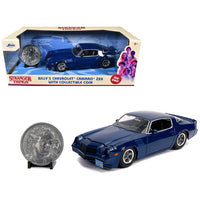 Billy's Chevrolet Camaro Z28 with Collectible Coin "Stranger Things" 1/24 Diecast Model Car by Jada