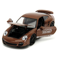 Jada Toys - 1:24 M&M's - Hollywood Rides - Porsche 911 with Brown Figure