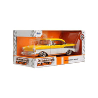 1957 Chevrolet Bel Air "Bigtime Muscle" Series 1/24 Diecast Model Car by Jada