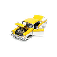 1957 Chevrolet Bel Air "Bigtime Muscle" Series 1/24 Diecast Model Car by Jada