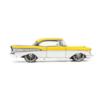 1957 Chevrolet Bel Air "Bigtime Muscle" Series 1/24 Diecast Model Car by Jada