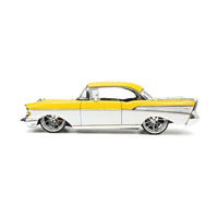 1957 Chevrolet Bel Air "Bigtime Muscle" Series 1/24 Diecast Model Car by Jada