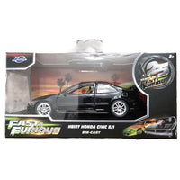 Jada 25 Years of Fast & Furious Heist Honda Civic EJ1 – Black 1:32