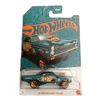 2024 Hot Wheels 56th Anniversary Pearl & Chrome '65 Mercury Comet Cyclone 1:64 Diecast Car