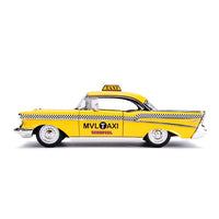 Jada Deadpool 1957 Chevrolet Bel Air with Figure 1:24 Diecast Car