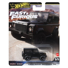 Hot Wheels Premium Fast & Furious Land Rover Defender 90 Black