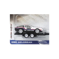 Hot Wheels Team Transport DMC Delorean & HW Rally Hauler