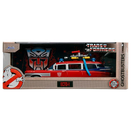 Jada Ghostbusters Ecto-1 Transformers Mashup 1:24 Diecast Model Car