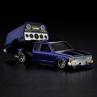 Hot Wheels Red Line Club Exclusive 1986 Nissan 720 King Cab Blue 1/64 Diecast Car