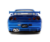 Jada Fast & Furious Brian's Nissan Skyline GT-R (BNR34) 1:24 Die-cast