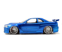 Jada Fast & Furious Brian's Nissan Skyline GT-R (BNR34) 1:24 Die-cast