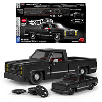 Hot Wheels Brick Shop '83 Chevy Silverado Building Toy Kit 225 Pieces 1:32 Mattel