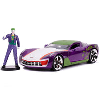 Jada Hollywood Rides The Joker & 2009 Chevrolet Corvette Stingray 1:24