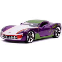 Jada Hollywood Rides The Joker & 2009 Chevrolet Corvette Stingray 1:24