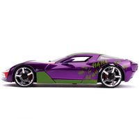Jada Hollywood Rides The Joker & 2009 Chevrolet Corvette Stingray 1:24