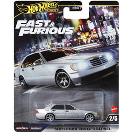 Hot Wheels Premium Fast & Furious Mercedes-Benz 500 SEL 1:64 Diecast