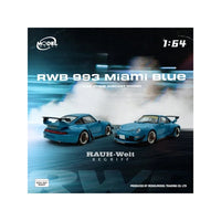 Porsche RWB 993 Miami Blue – Canadian Diecast Expo 1/64 by Model Model