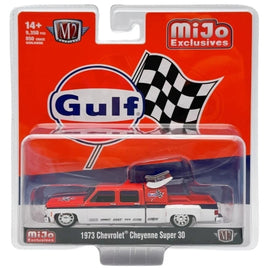 M2 Machines 1:64 1973 Chevrolet Cheyenne Super 30 GULF Racing – MiJo Exclusives Limited Edition