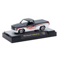 M2 Machines 1992 Chevrolet C1500 SS 454 Two-Tone White with Grey MJS92