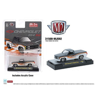 M2 Machines 1992 Chevrolet C1500 SS 454 Two-Tone White with Grey MJS92