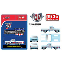 M2 Machines 1976 Chevrolet Silverado Bonanza -10 Squarebody Spirit of '76 White MJS97 Pre-Order