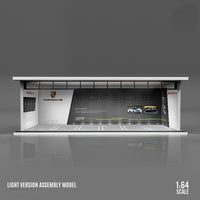MoreArt LED Porsche Garage Display 1:64