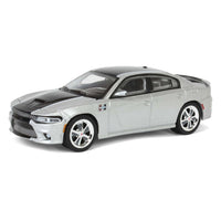 Green Light 2018 SRT 392 Silver Metallic with Black Stripe Mr. Norm Heritage GSS Hobby Exclusive Series 1:64 Diecast Car